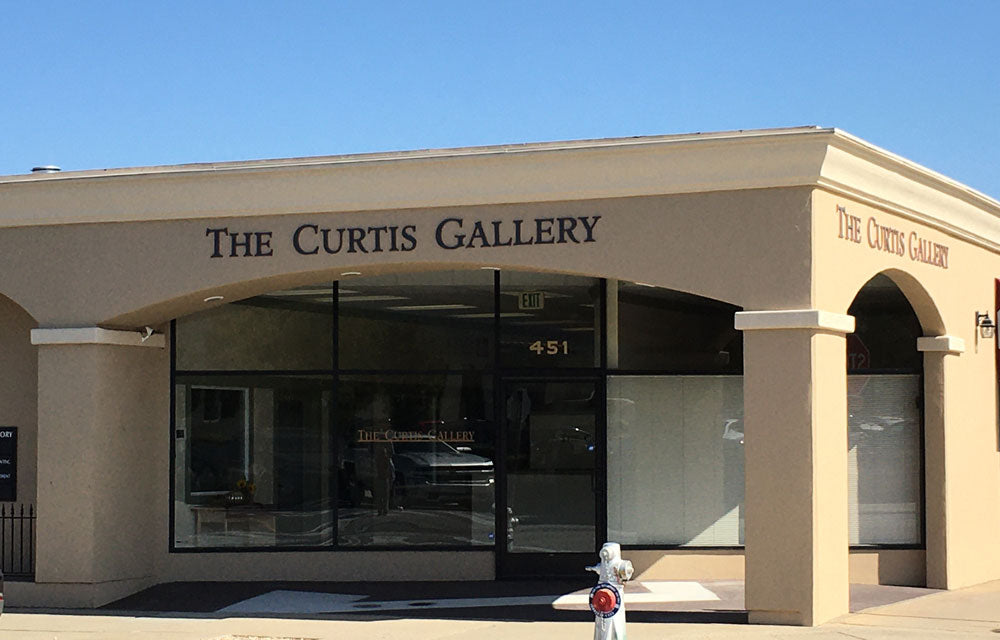 the Curtis Gallery store front in Monterey, CA
