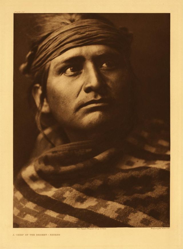 A Chief of the Desert - Navaho