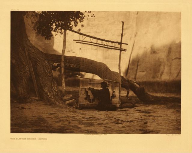 The Blanket Weaver - Navaho