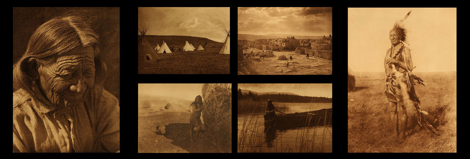 collage of north american indian images hero 5