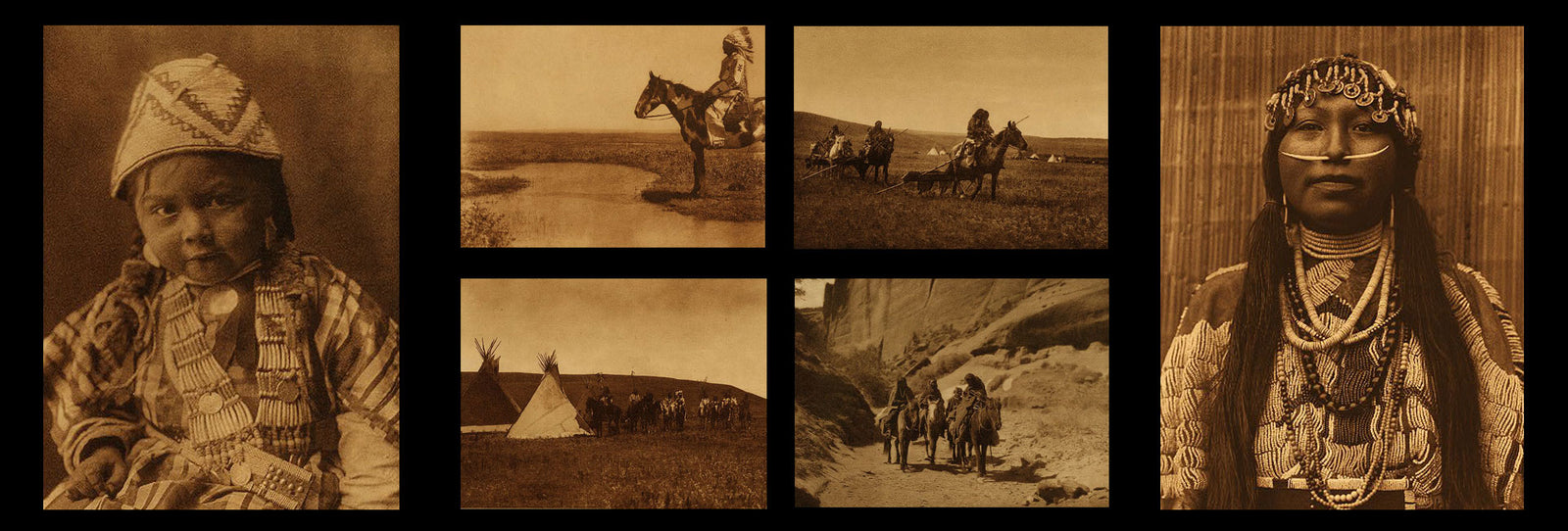 a collage of north american indian images hero 6