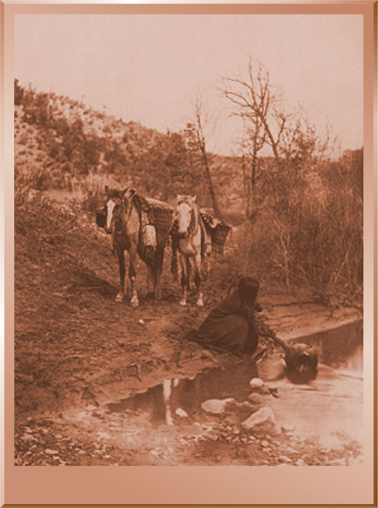 Getting Water - Apache