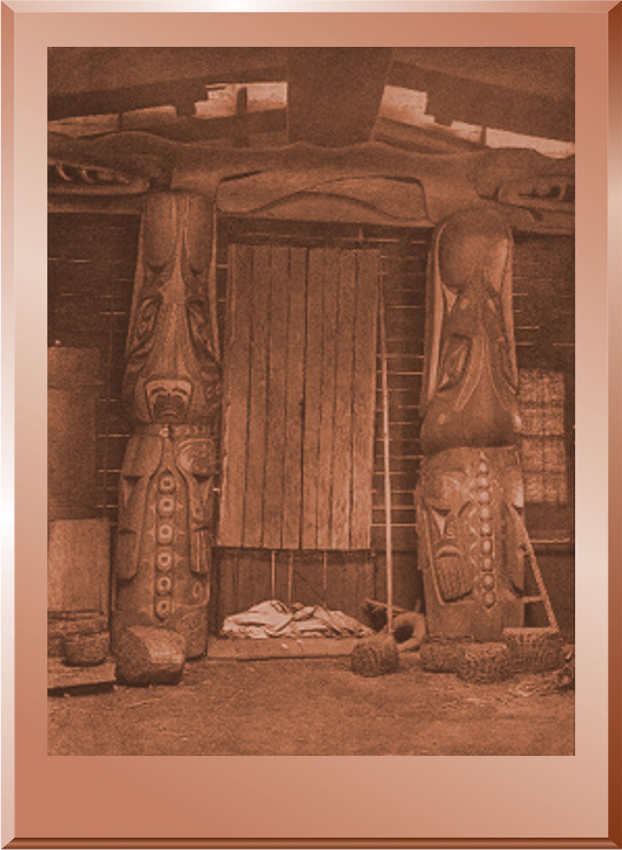 Front Interior Posts of a Koskimo House