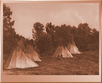 An Assiniboin Camp