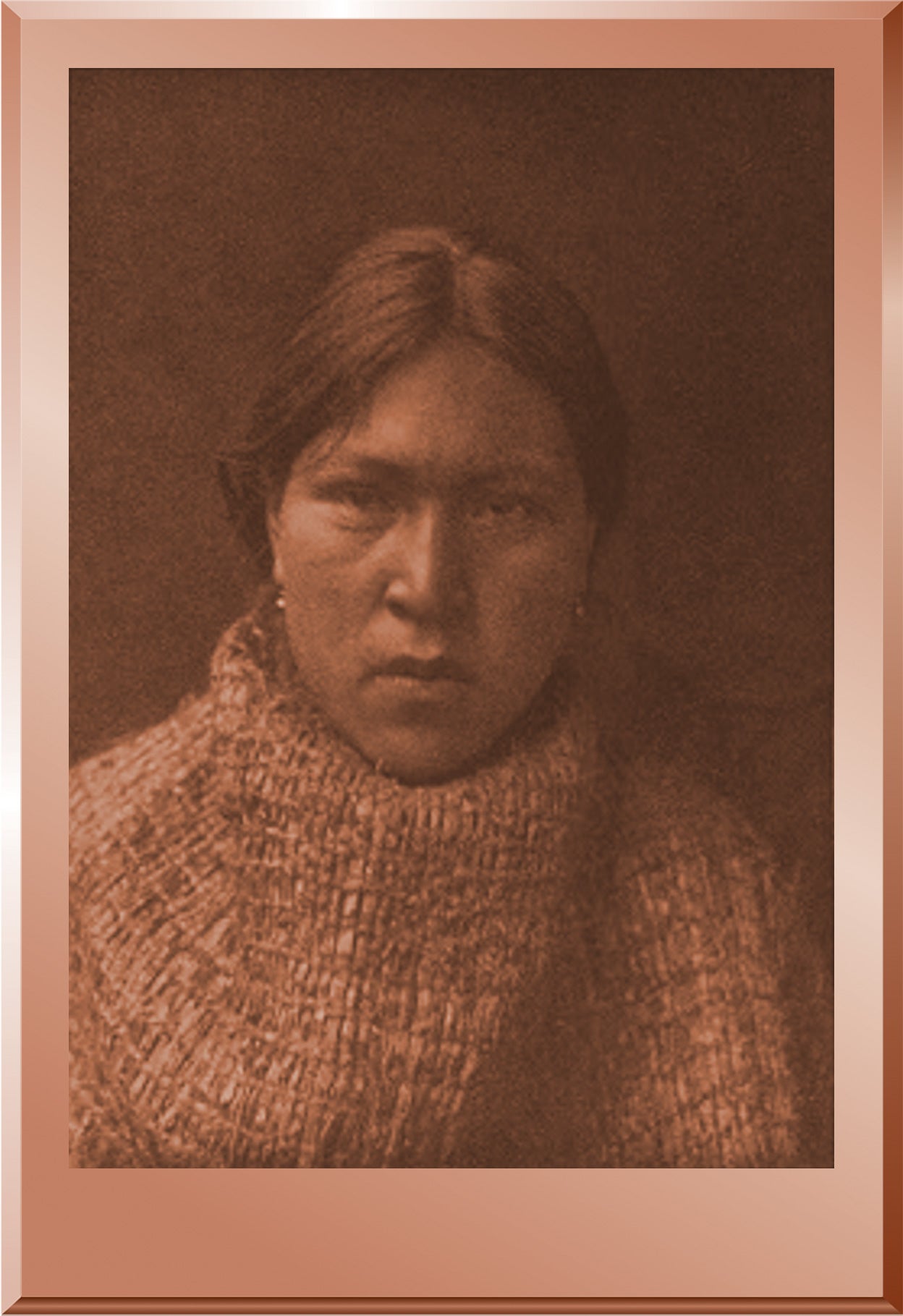 Hesquiat Girl in Cedar Bark Costume