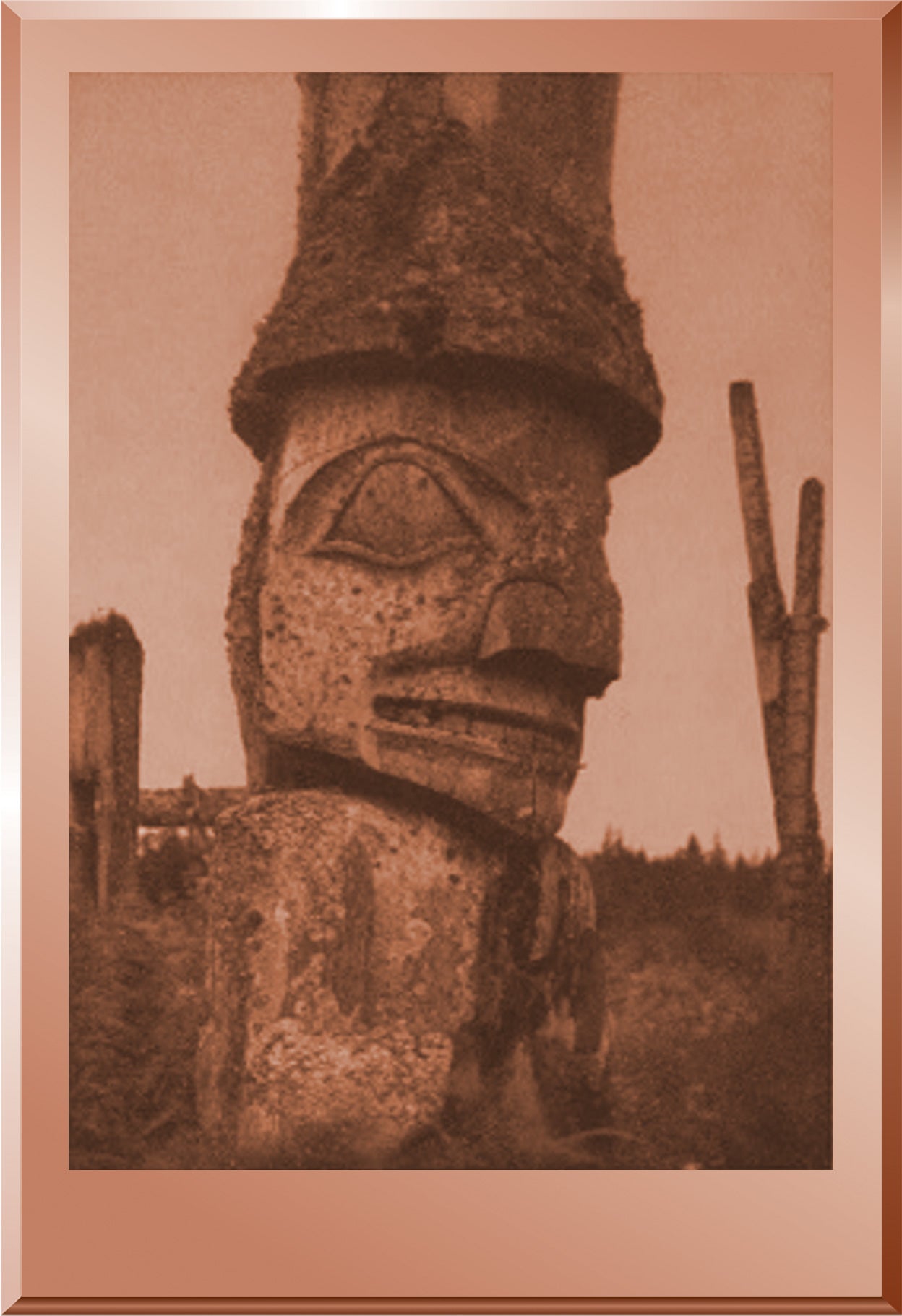 Totem at Yan, Representing a Caucasian