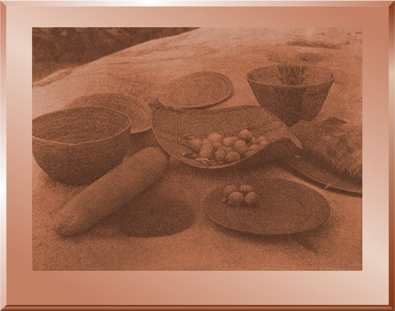 Yokuts Kitchen Utensils and Milling Stone