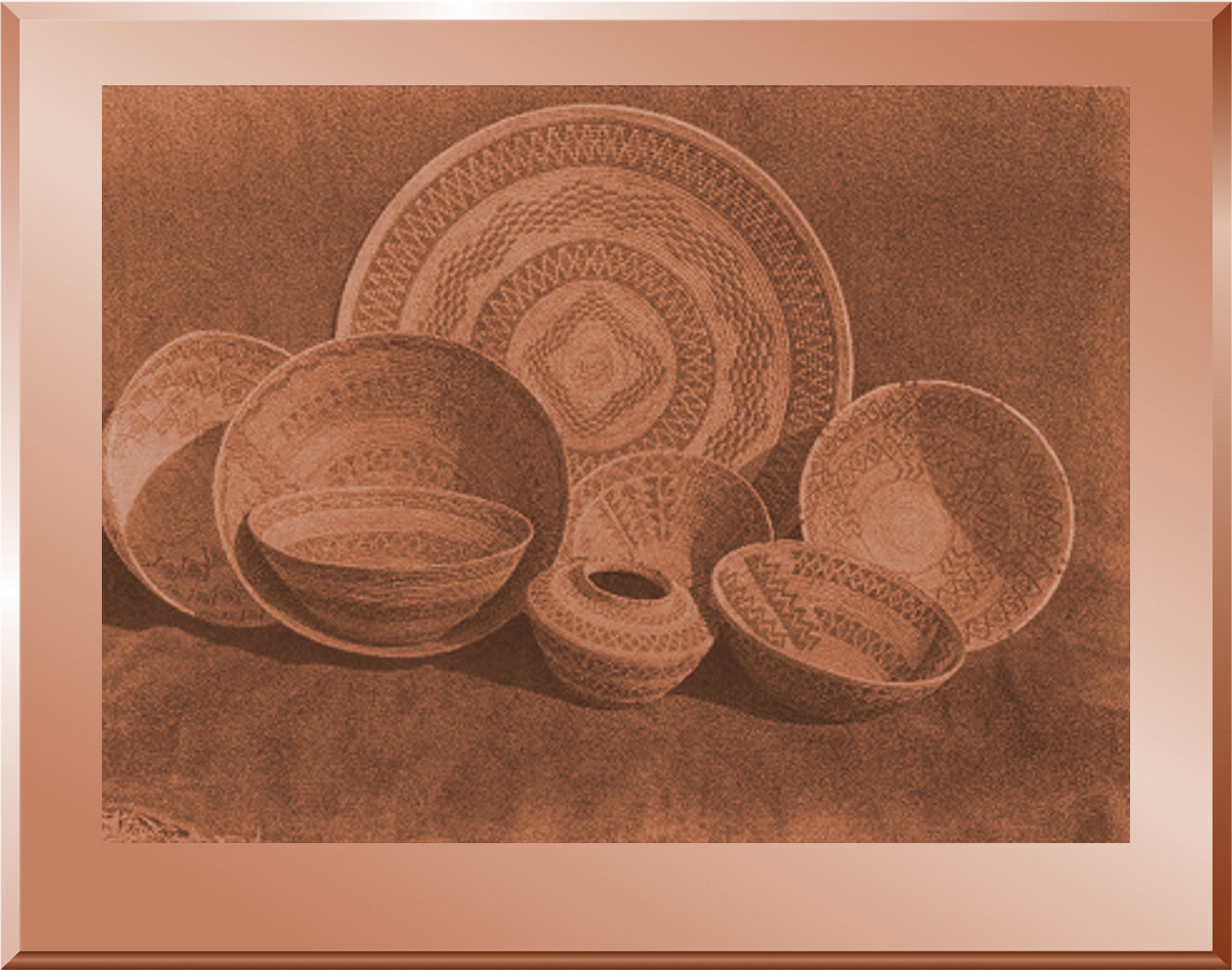 Rattlesnake Design in Yokuts Basketry