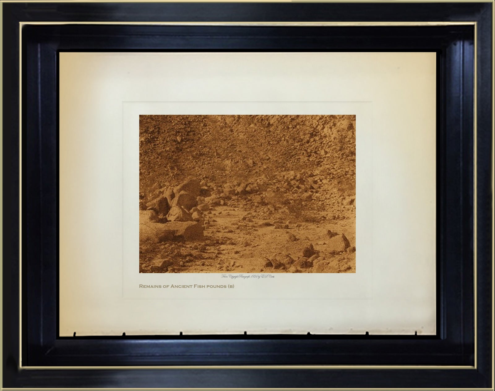 Remains of Ancient Fish Pounds (b)