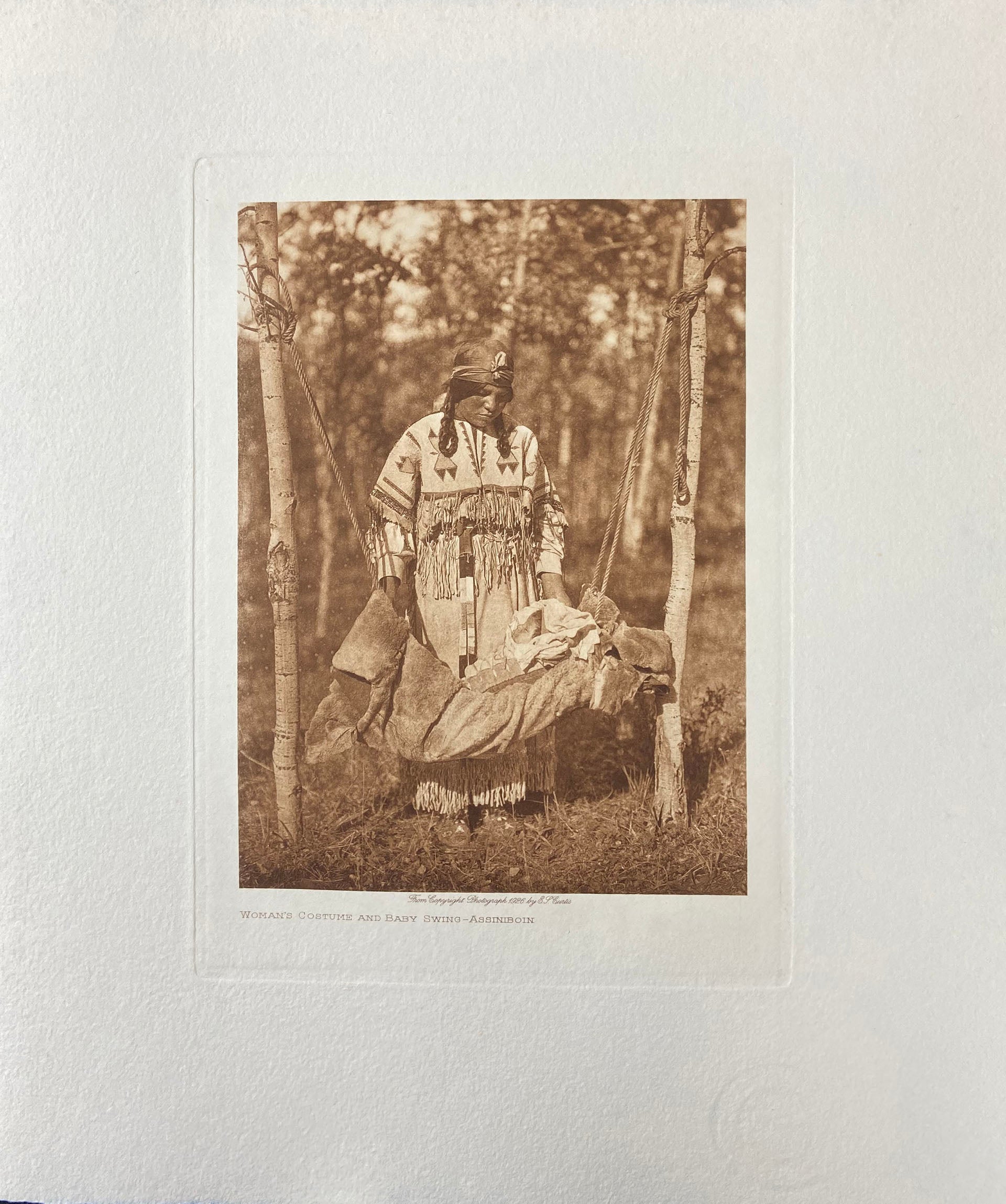 Woman's Costume and Baby Swing - Assiniboin