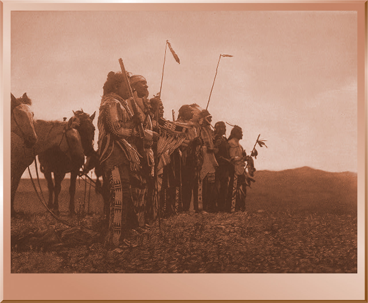 Awaiting the Scouts' Return - Atsina