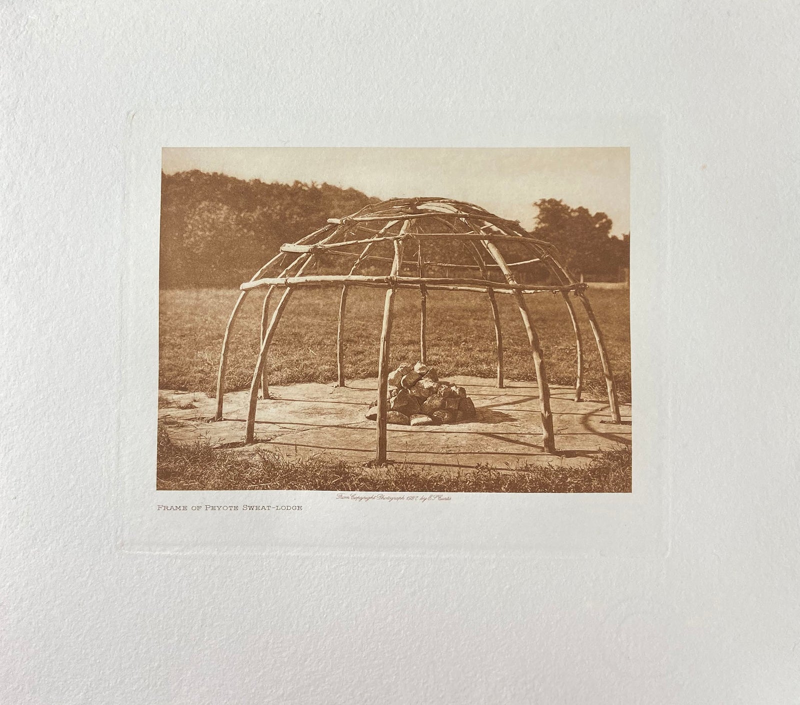 Frame of Peyote Sweat Lodge
