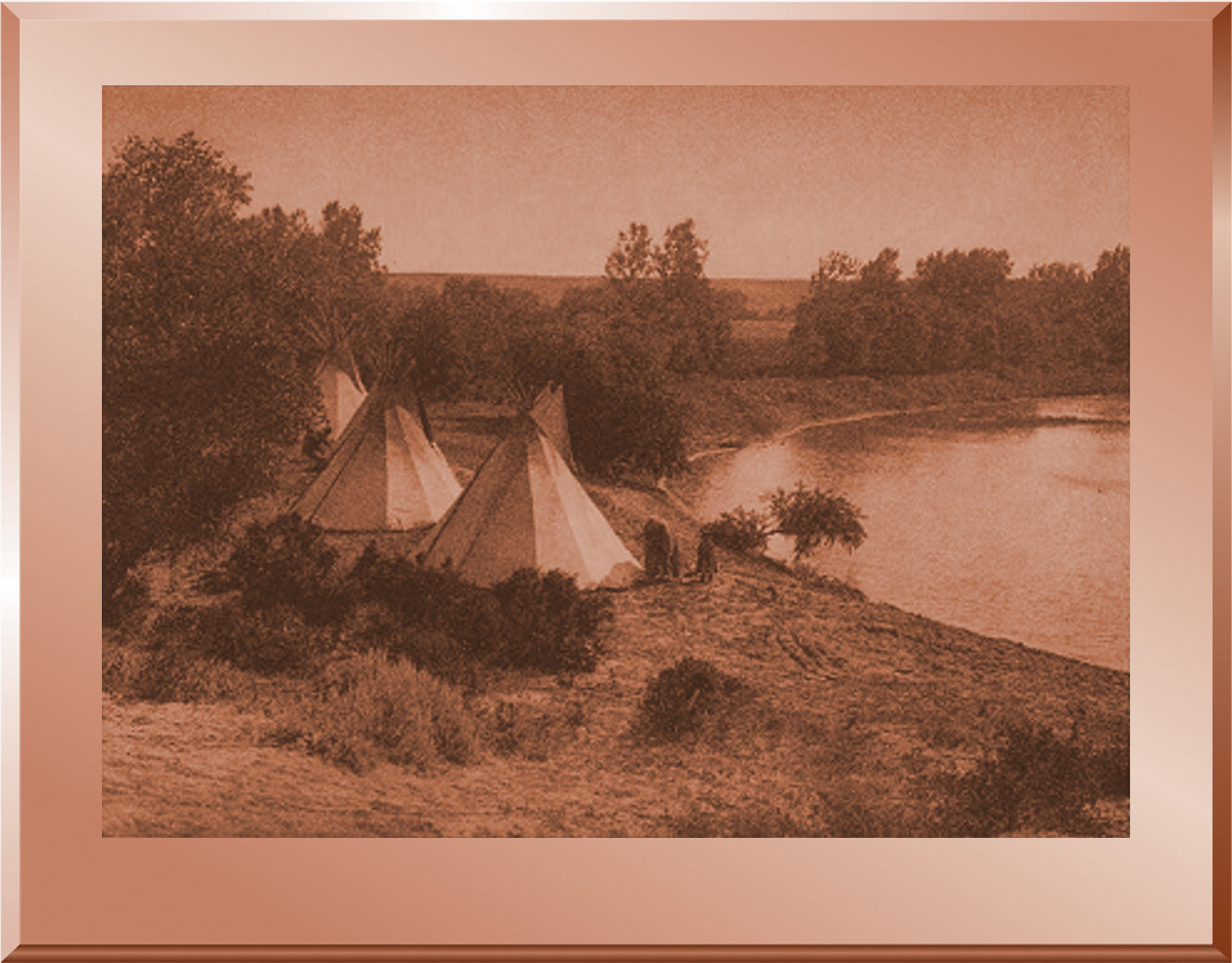 A River Camp - Yanktonai