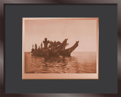 Masked Dancers in Canoes - Qagyuhl (a)