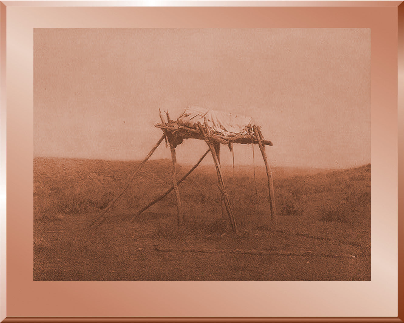 A Burial Platform - Apsaroke