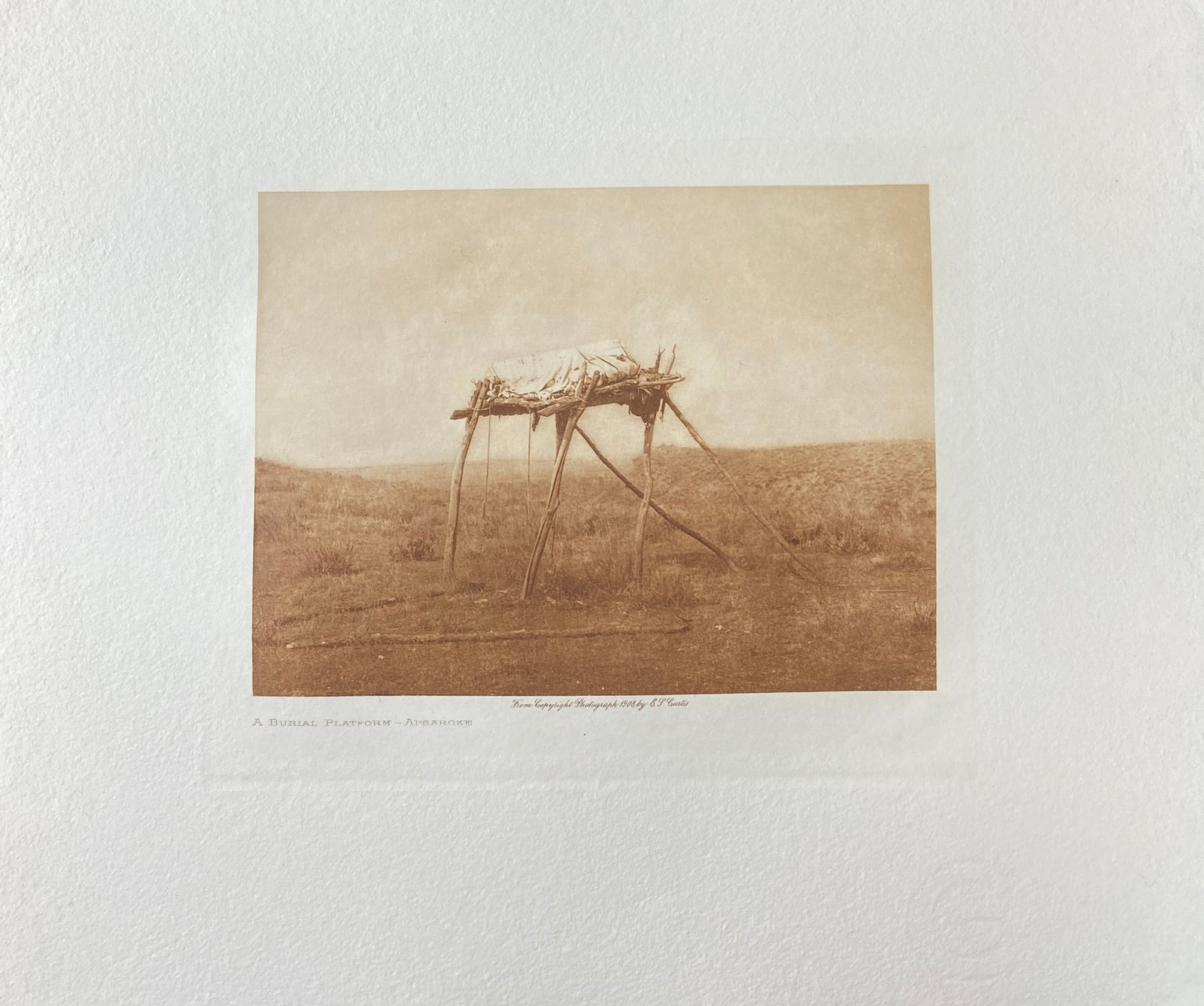 A Burial Platform - Apsaroke