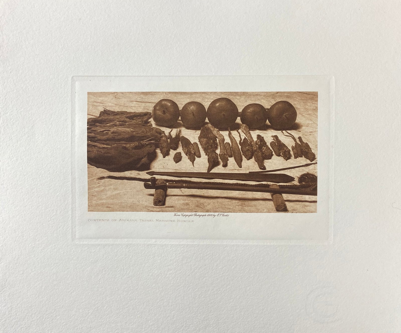 Contents of Arikara Tribal Medicine Bundle