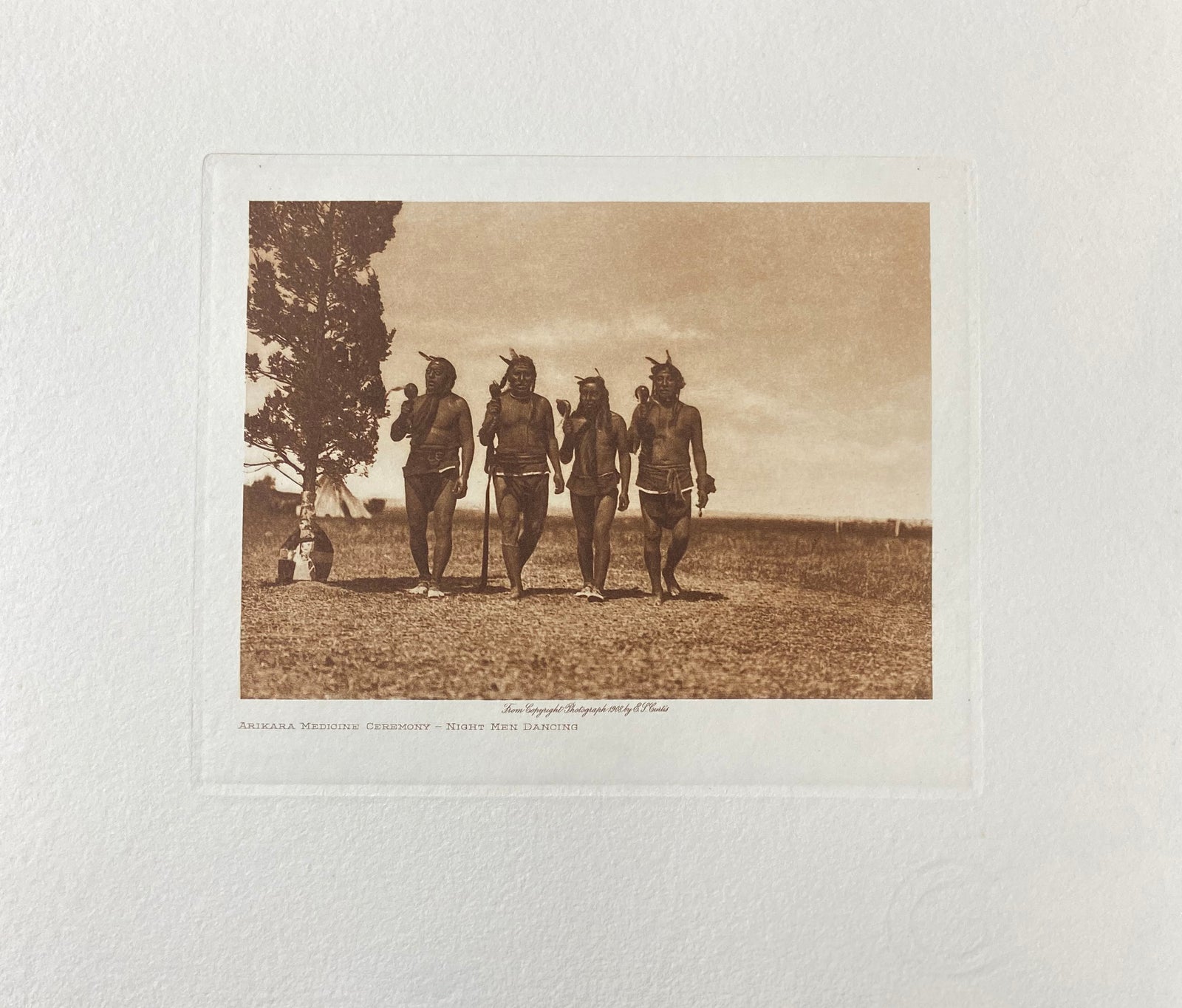 Arikara Medicine Ceremony - Night Men Dancing
