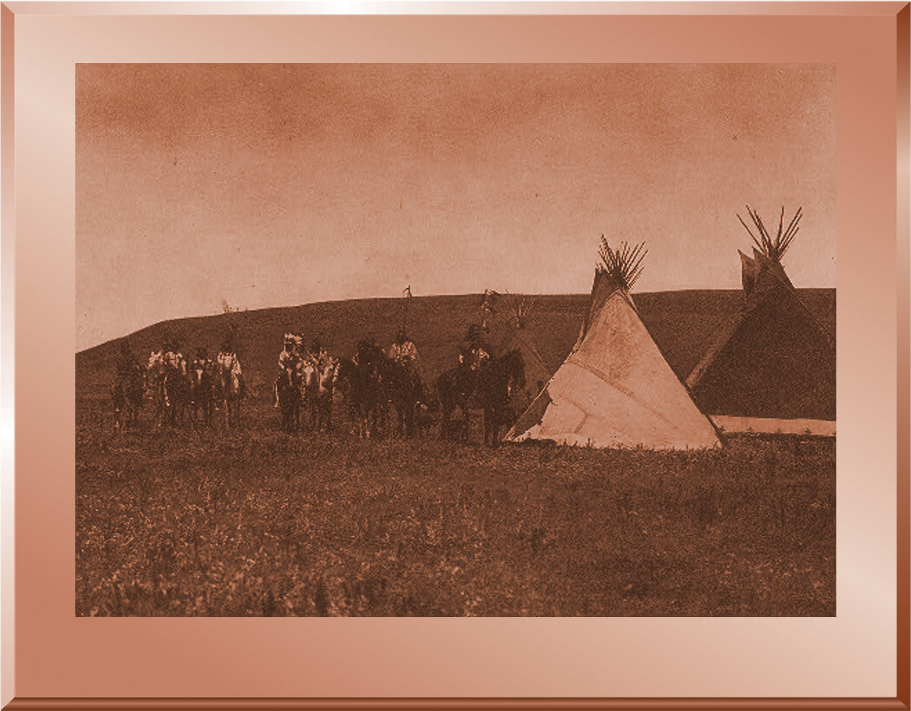 A Gathering War Party - Atsina