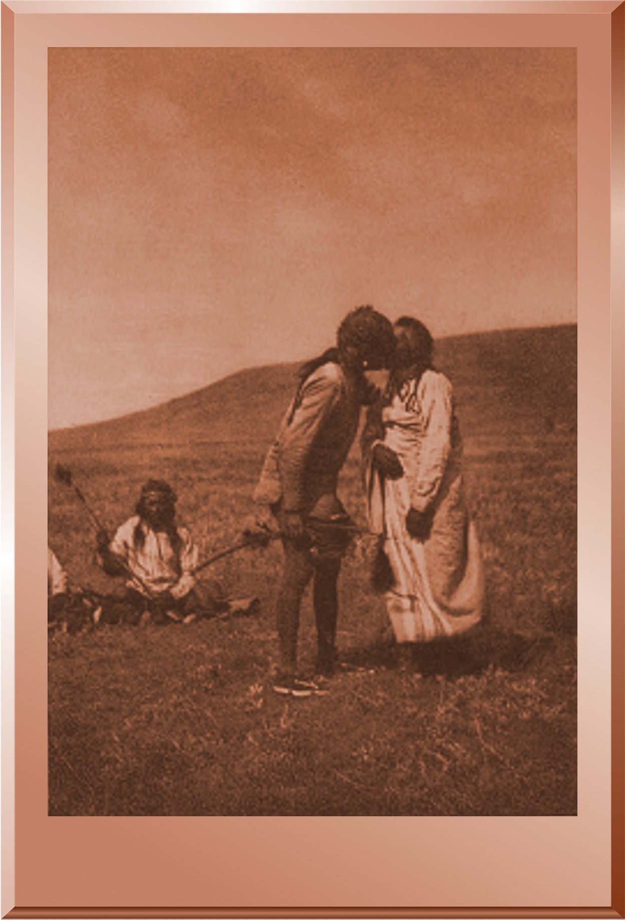 Atsina Crazy Dance - A Dancer Kisses the Grandfather