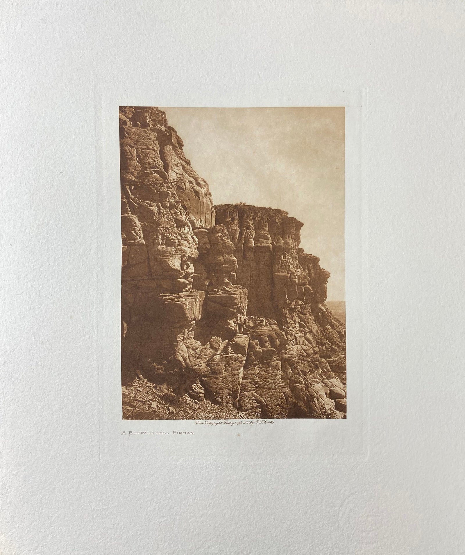 A Buffalo Fall - Piegan