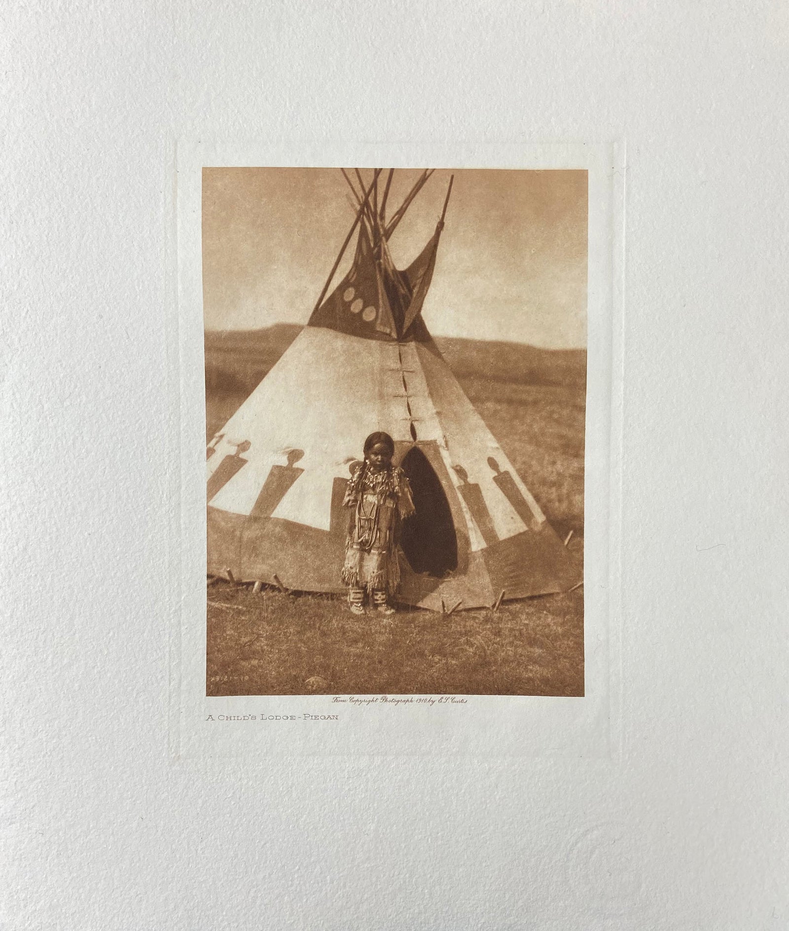 A Child's Lodge - Piegan