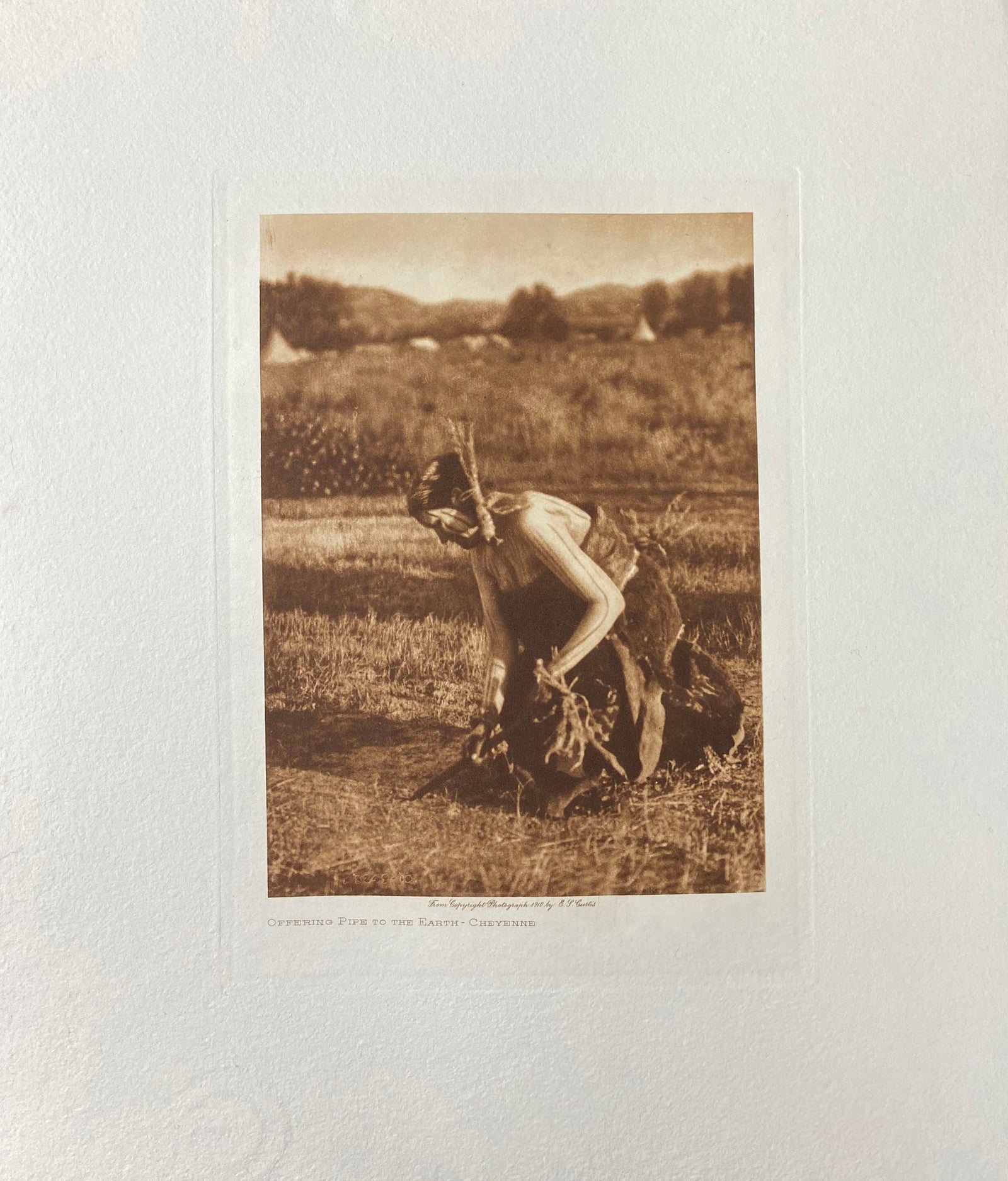 Offering Pipe to the Earth - Cheyenne
