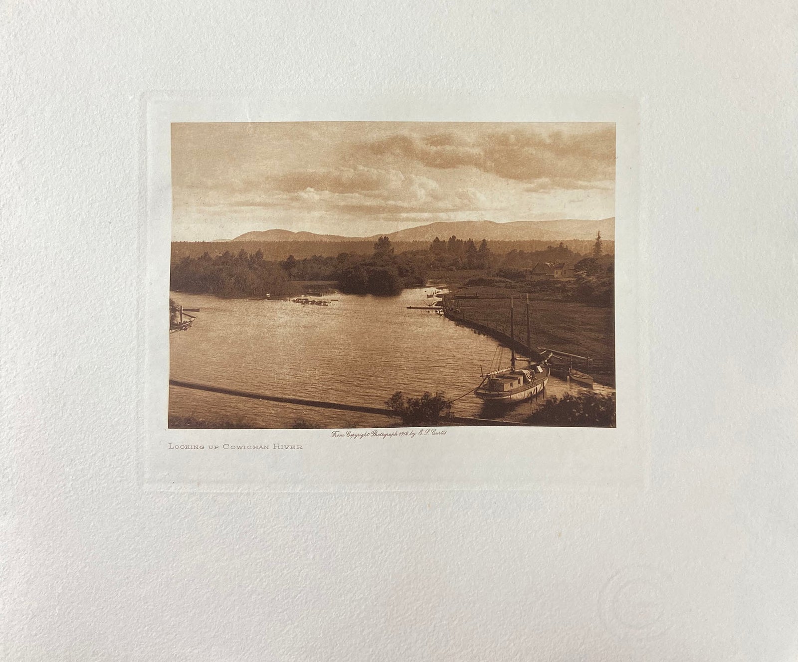 Looking up Cowichan River