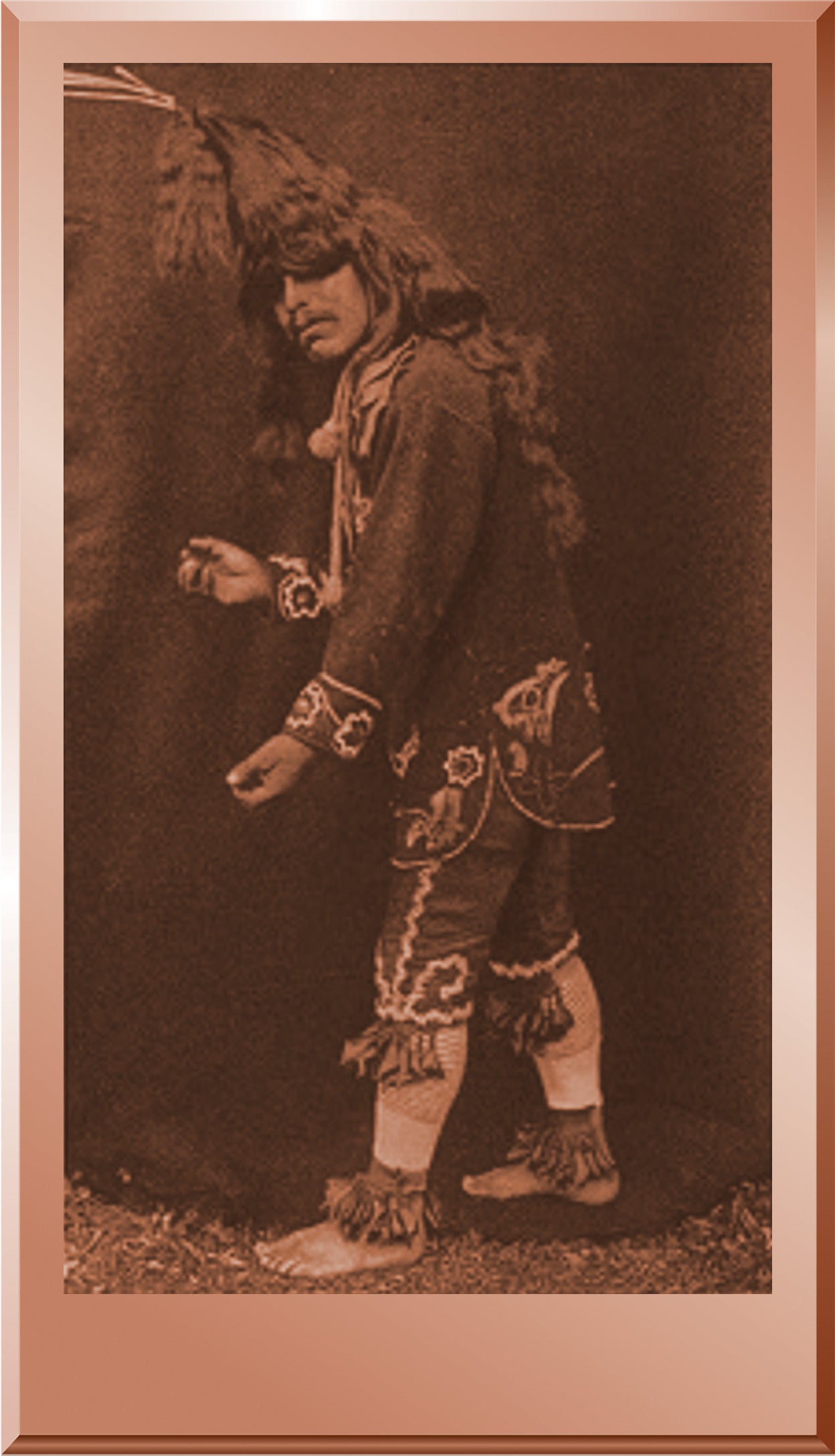 Warrior's Scalp Head Dress - Cowichan