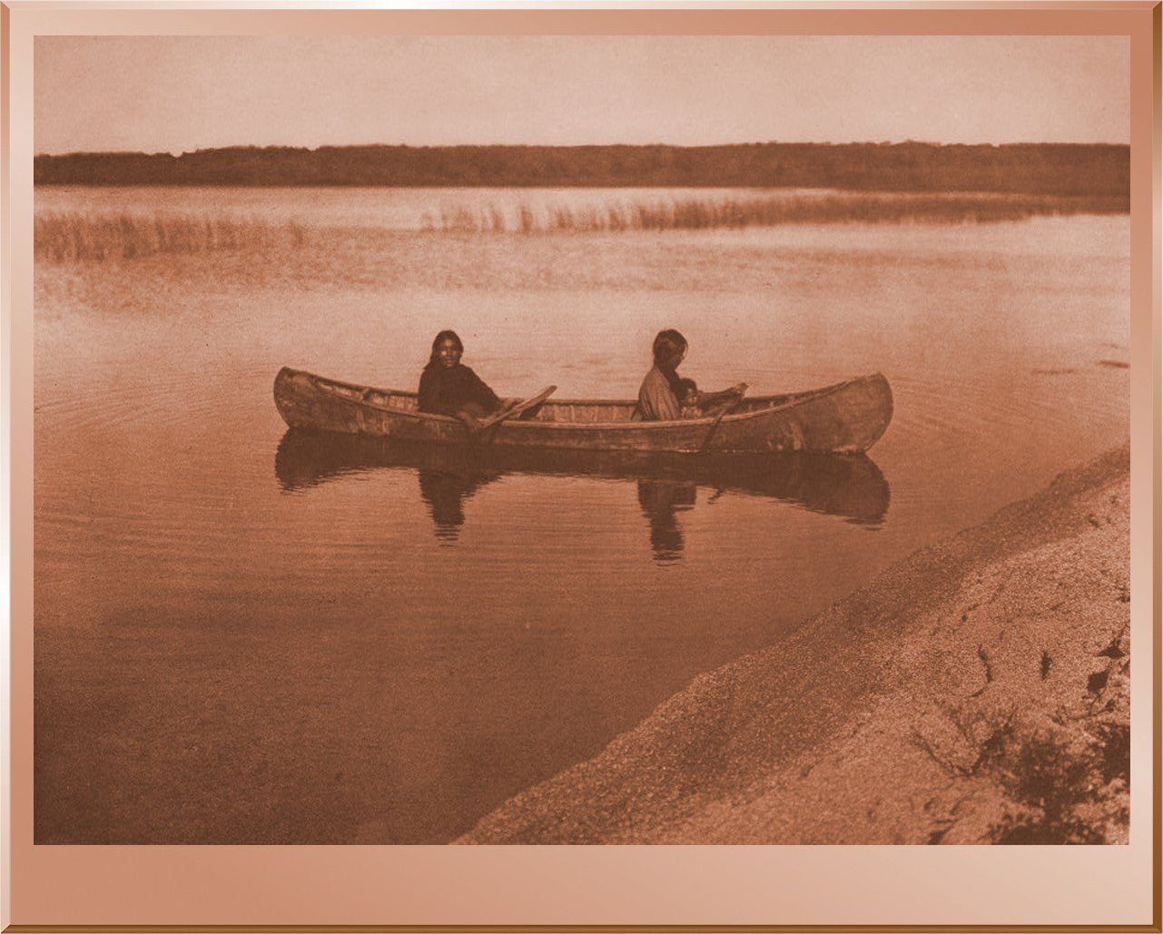 A Cree Canoe on Lac Les Isles