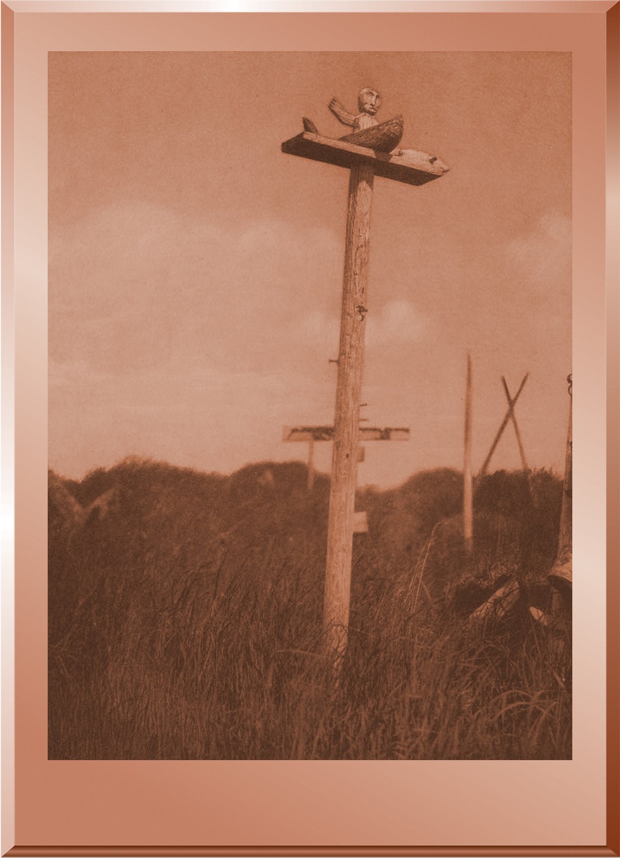 A Grave Post - Hooper Bay