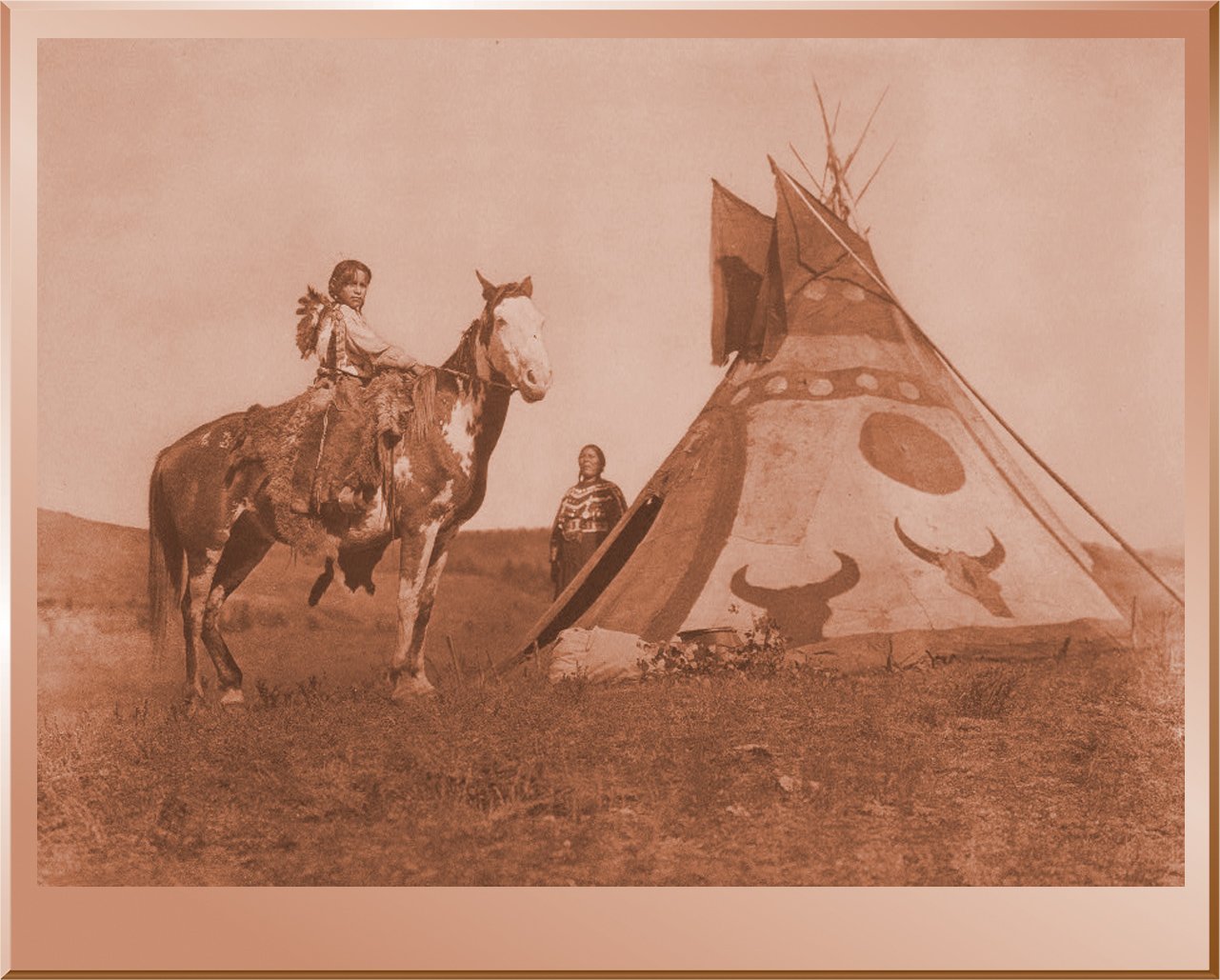 A Painted Tipi - Assiniboin