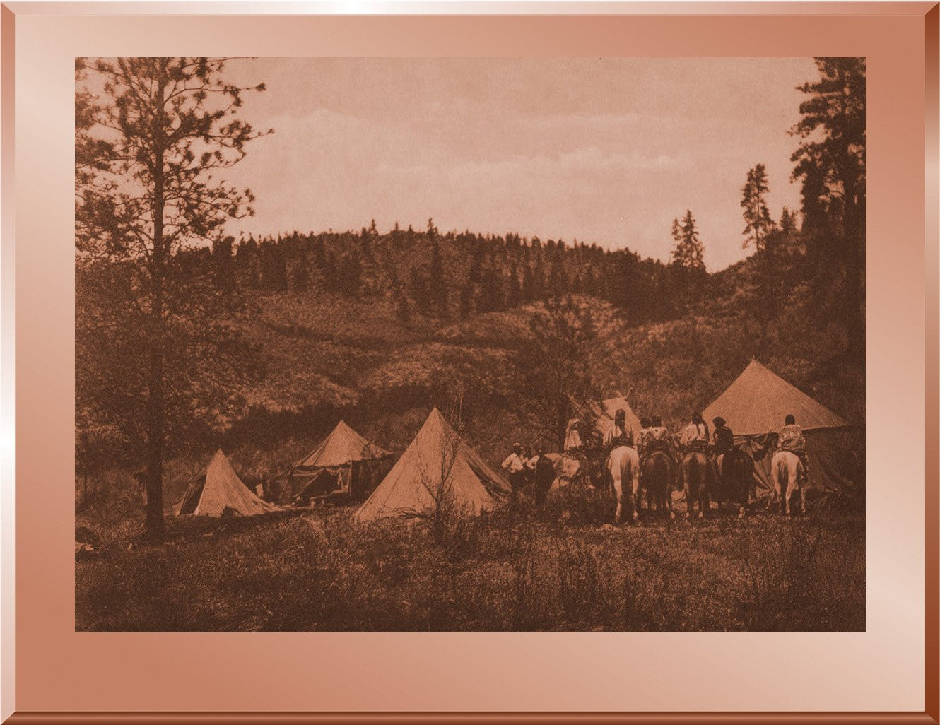 Author's Camp Among the Spokan