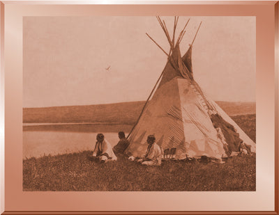 Camp by a Prairie Lake - Piegan