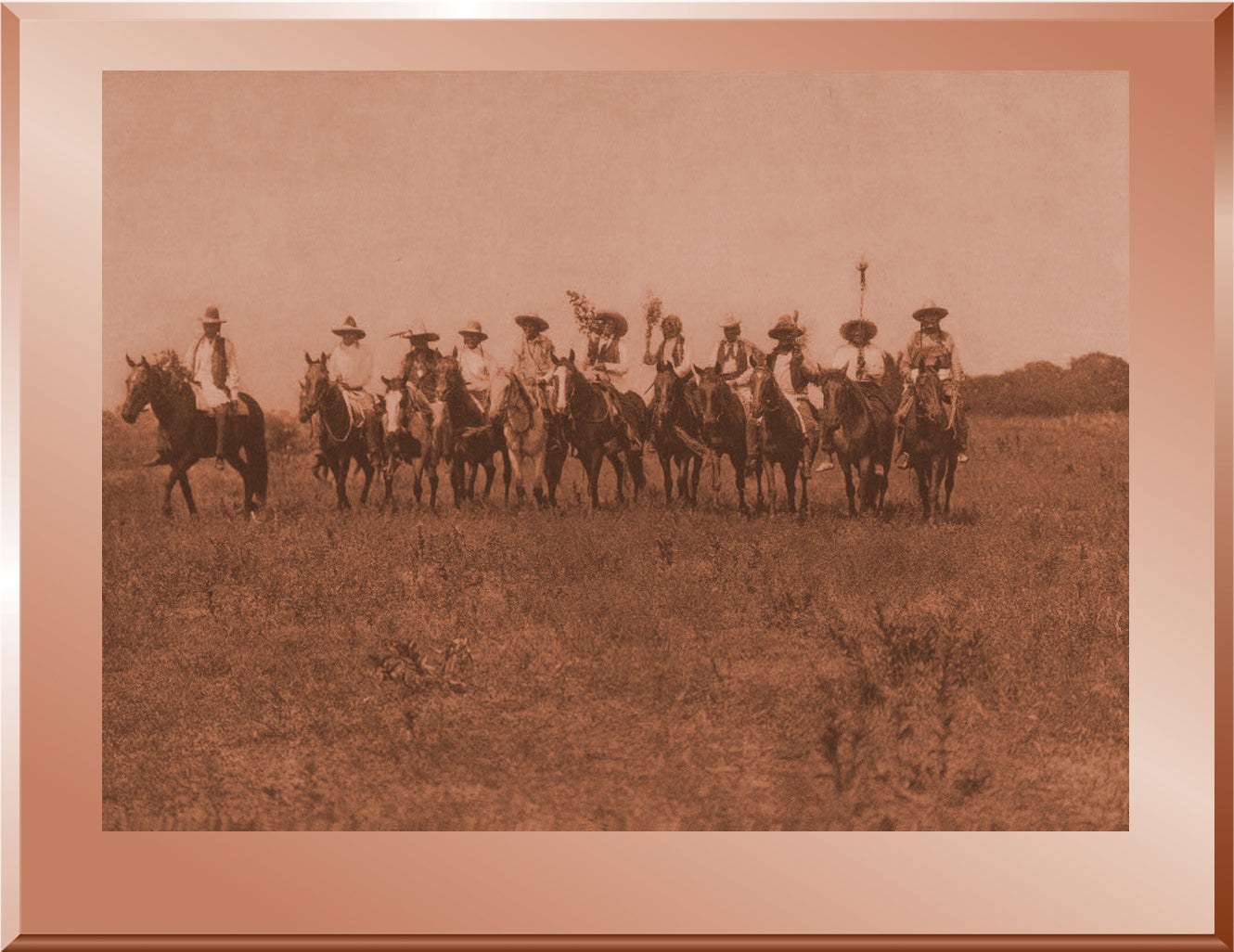 Chiefs in the Sun Dance Parade - Cheyenne
