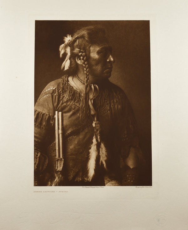 Horse Capture Atsina The Curtis Gallery