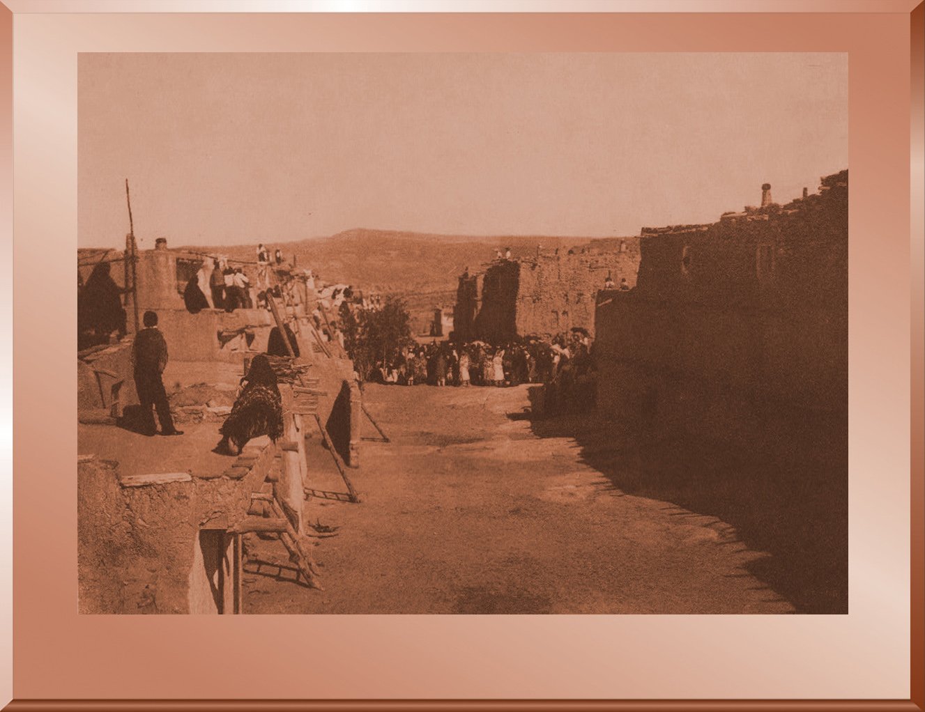 Depositing San Estevan in the Booth - Acoma