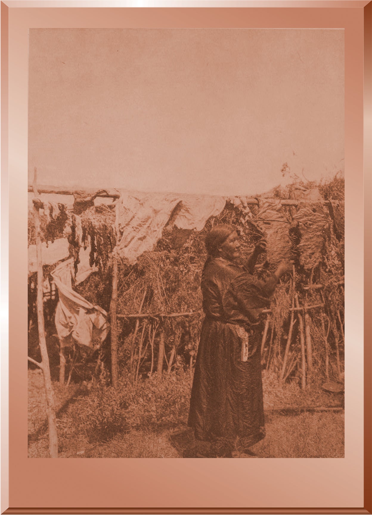 Drying Meat - Cheyenne