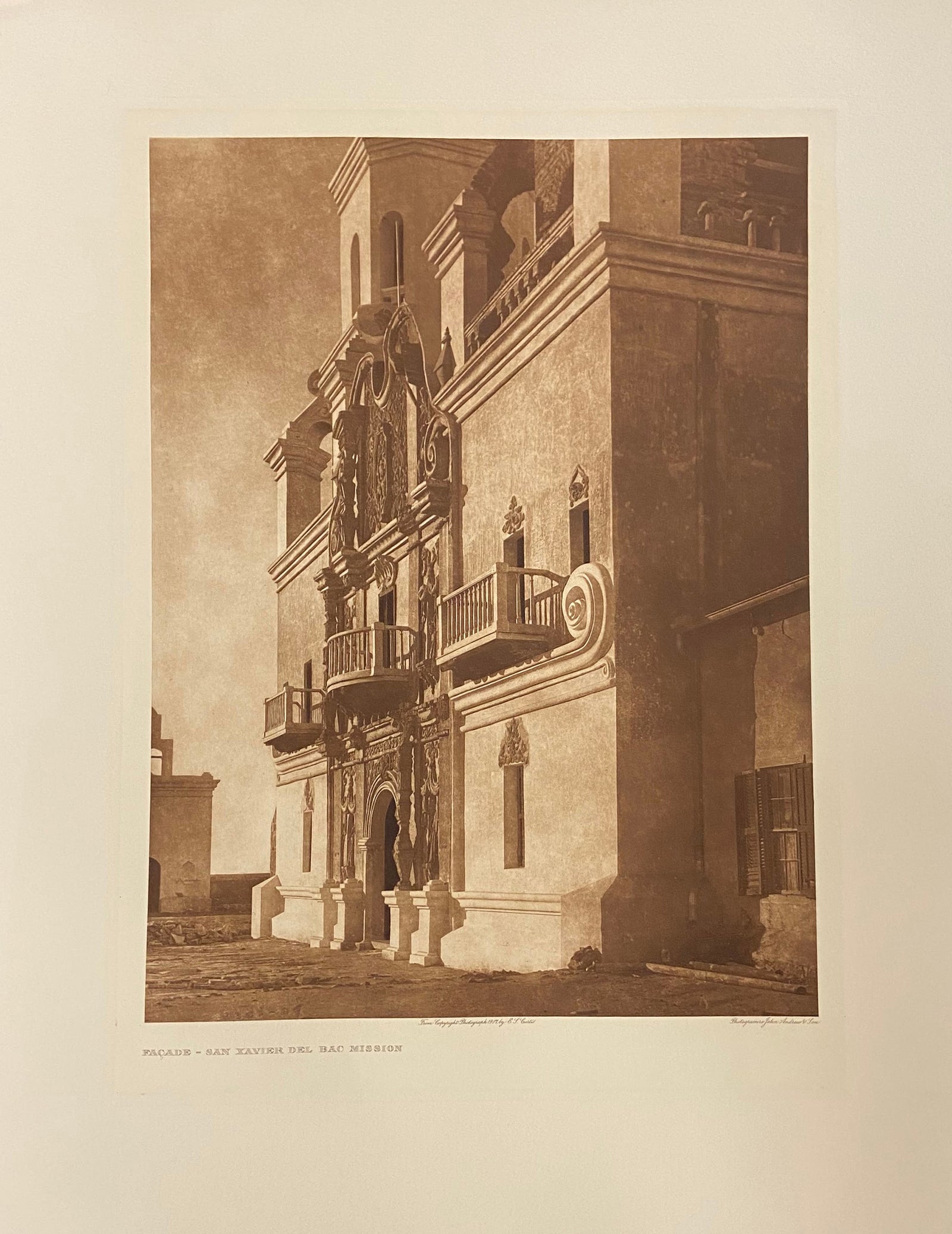 Facade - San Xavier Del Bac Mission - Papago