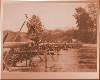 Fish Weir Across Trinity River - Hupa
