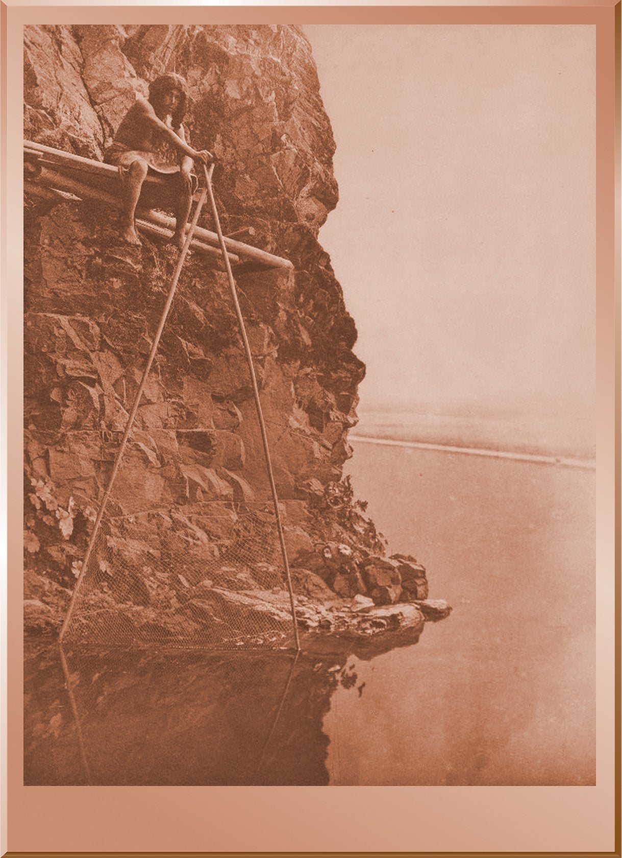 Fishing Platform on Trinity River - Hupa
