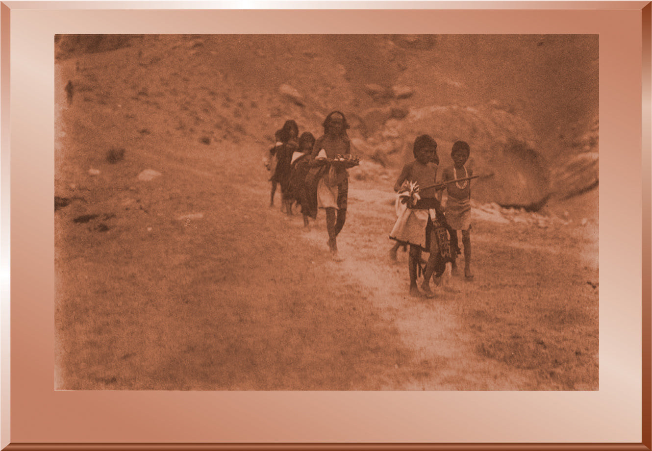 Flute Boys, Priest, and Maidens