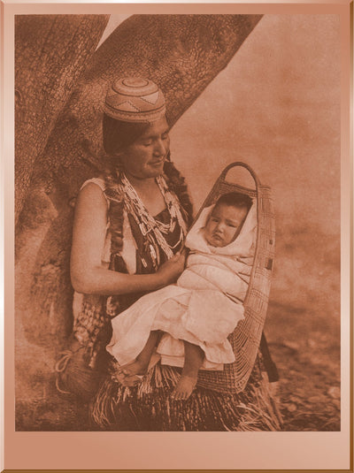 Hupa Mother and Child