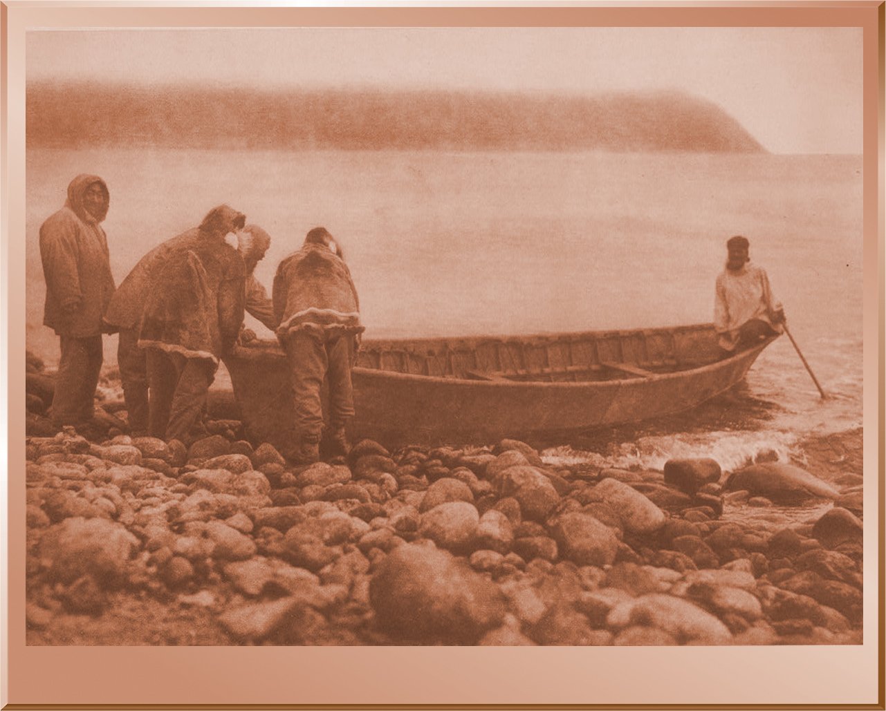 Launching the Boat - Little Diomede Island