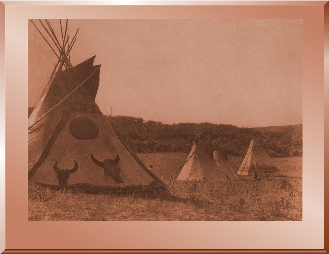 Painted Tipis - Assiniboin