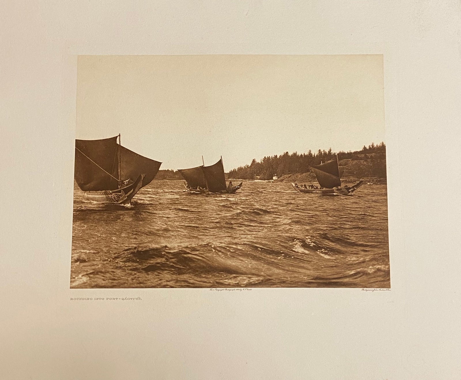 Rounding Into Port - Qagyuhl - Kwakiutl