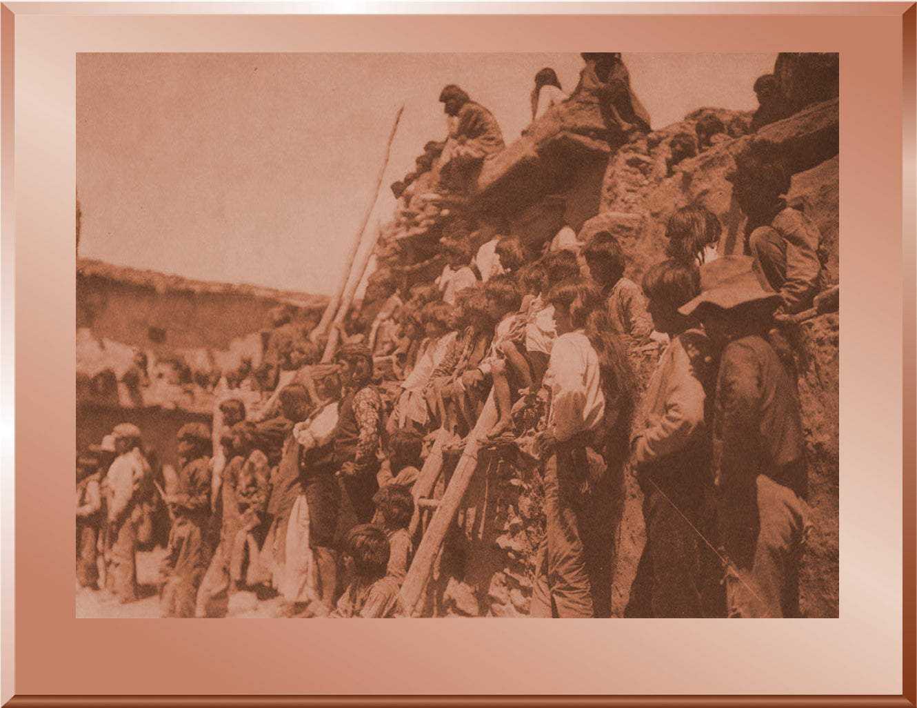 Spectators at the Snake Dance