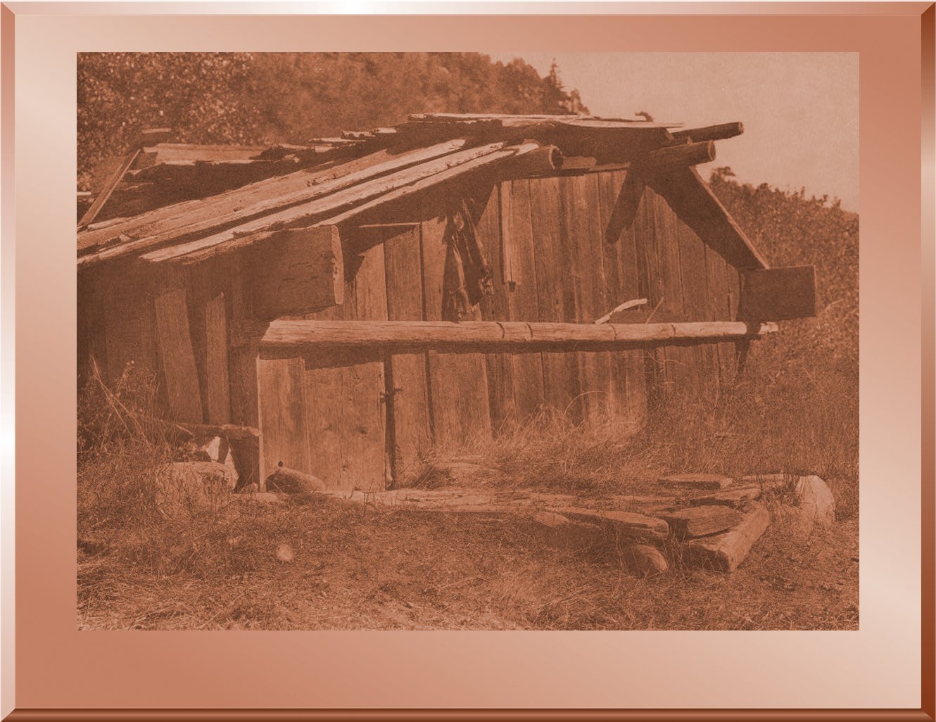 Yurok House on Klamath River